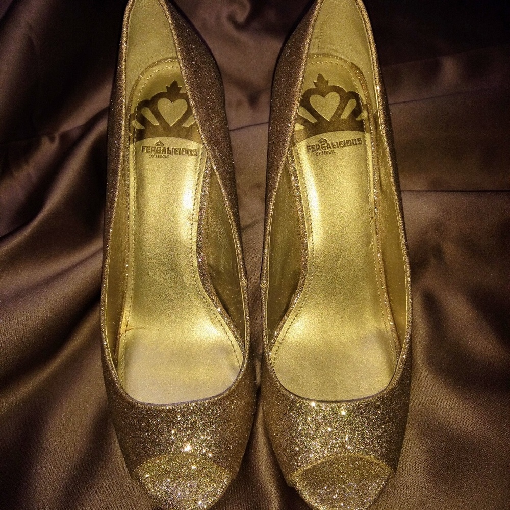 Fergalicious Peep Toe Heel